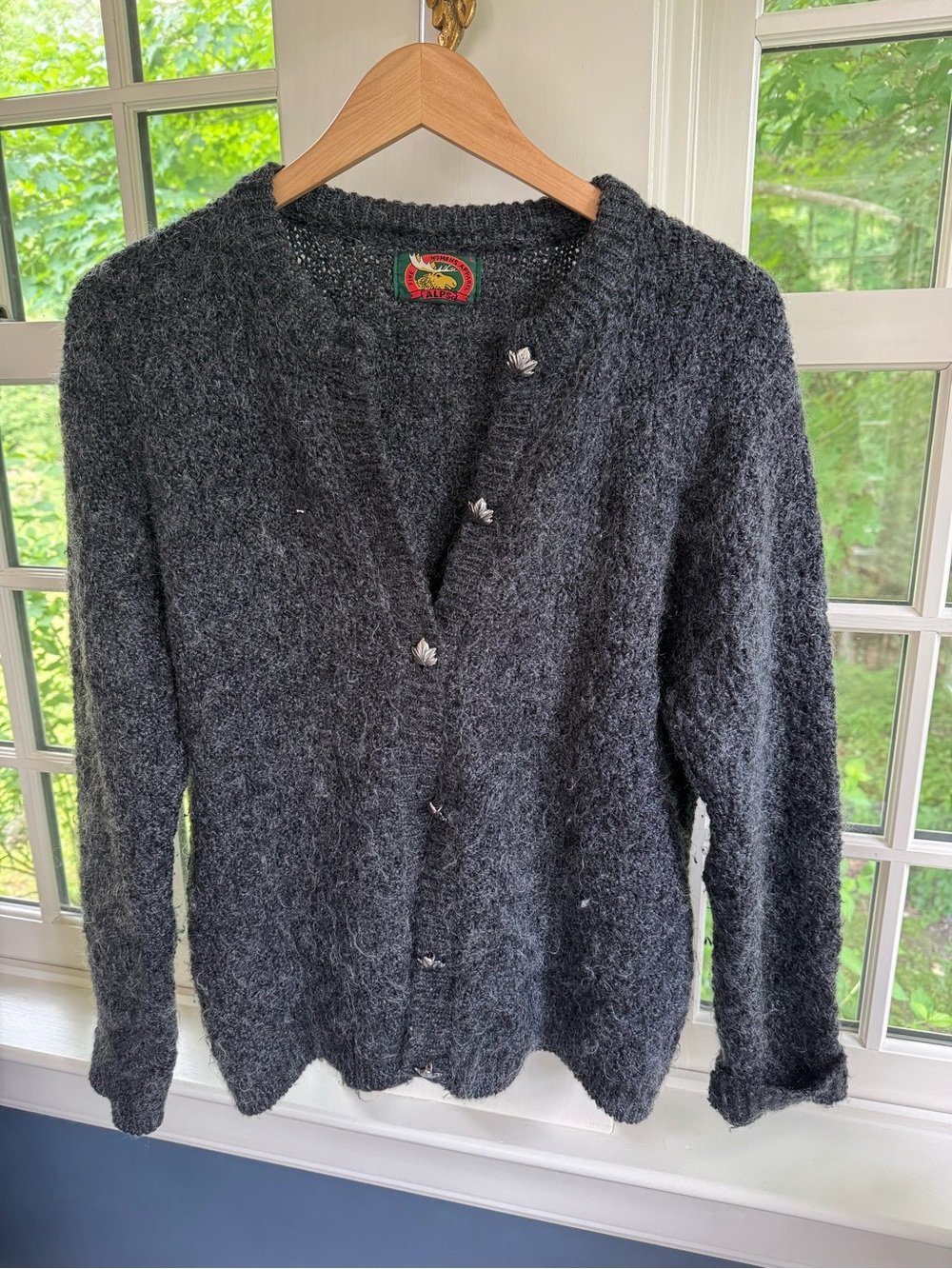 Women’s Mohair Button Up Sweater